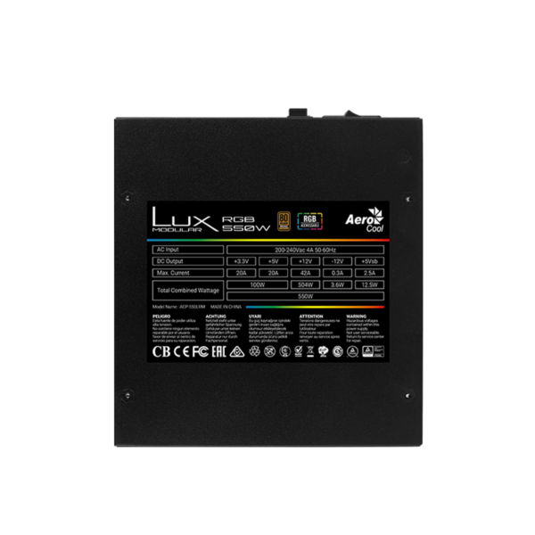 Aerocool Lux Rgb 550M