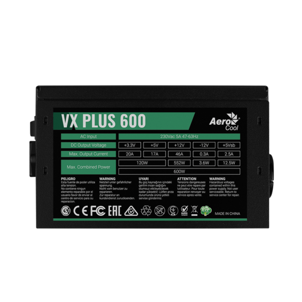 Aerocool Vx Plus 600 (4713105962772)